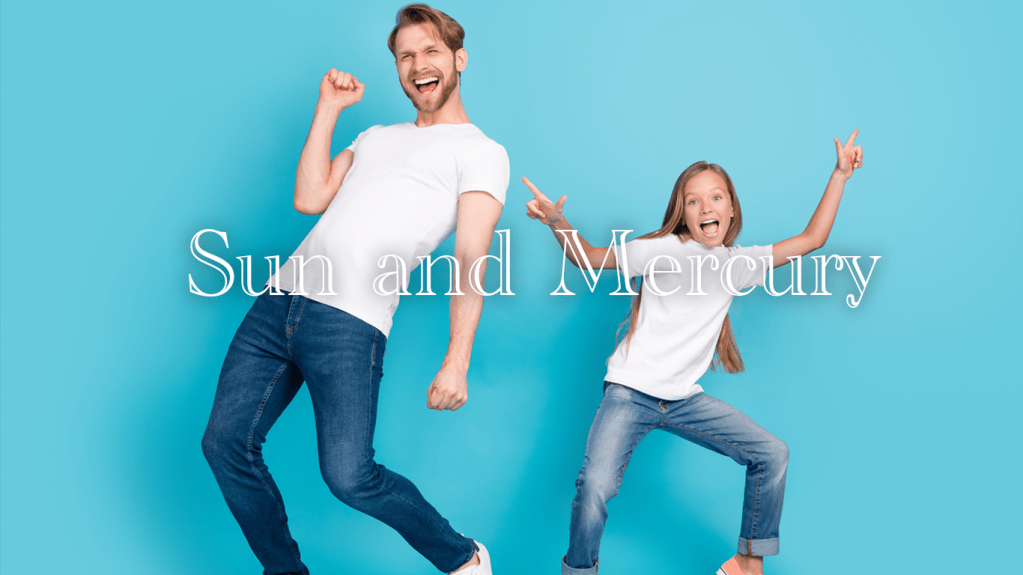 太陽×水星のシナストリーアスペクト