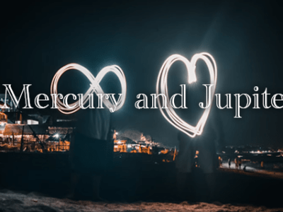 水星×木星のシナストリーアスペクト