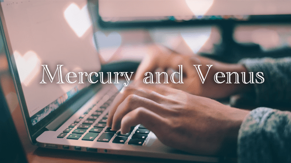 水星×金星のシナストリーアスペクト