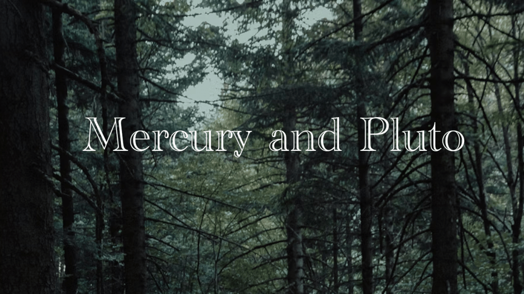 水星×冥王星のシナストリーアスペクト