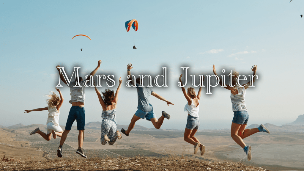 火星×木星のシナストリーアスペクト