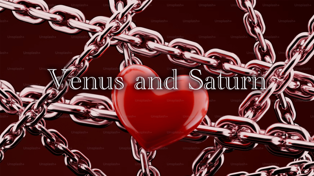 金星×土星のシナストリーアスペクト